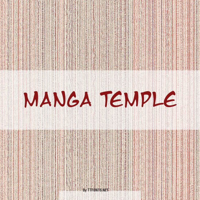 Manga Temple example